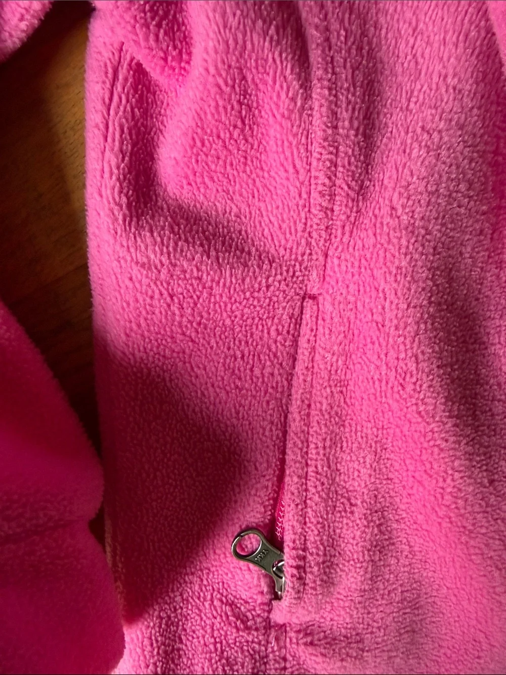 Columbia Bright Pink Full-Zip Fleece Jacket